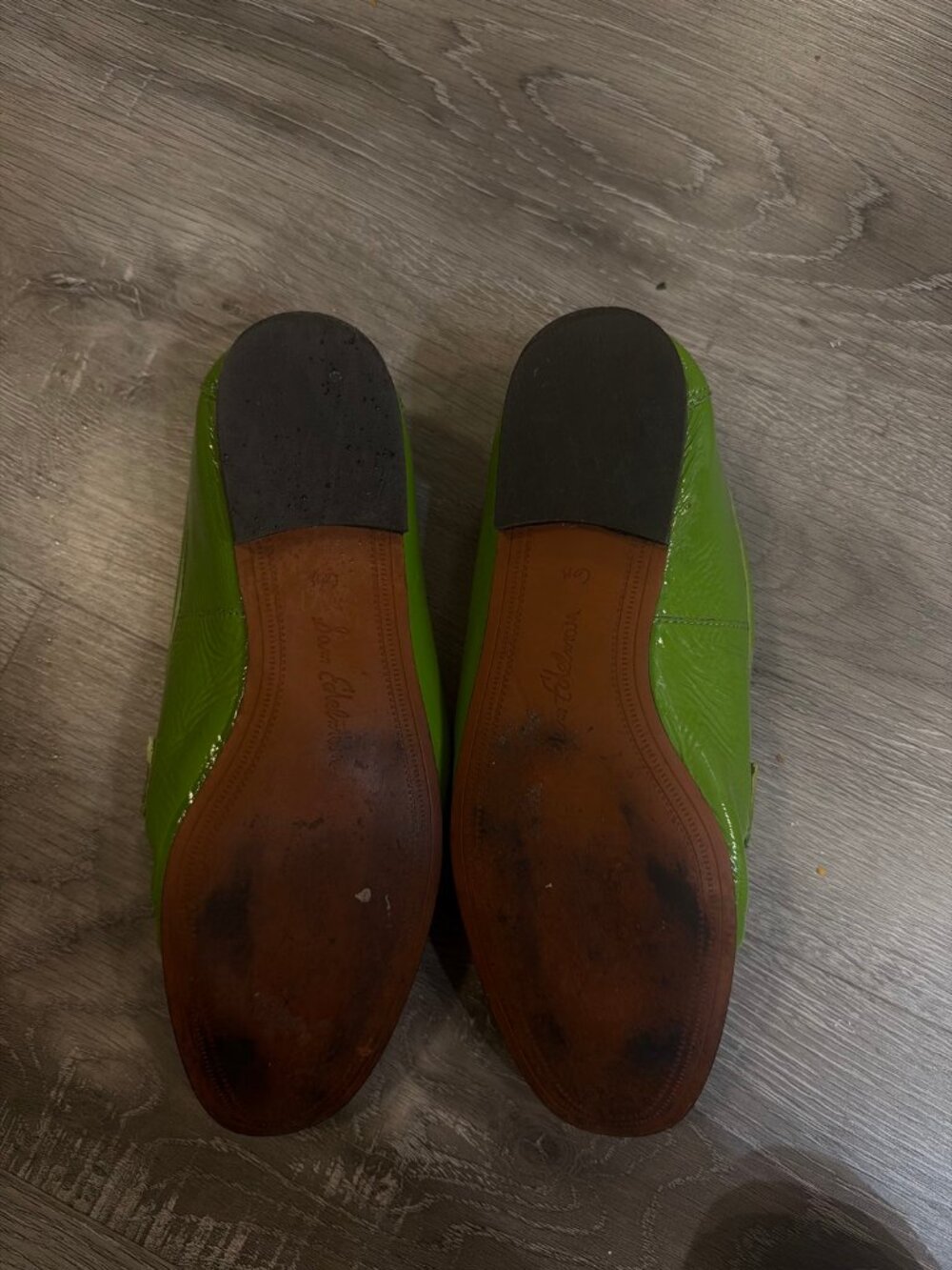 Sam Edelman Green Patent Loraine Bit Loafers | Size 8.5